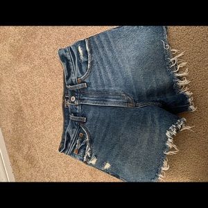 A&F high rise shorts